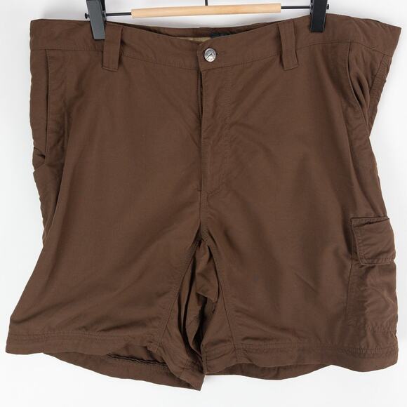 Mountain Khakis Cargo Pants Men's 40x32 Brown Nylon Convertable Granite Creek - Picture 5 of 15